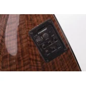 Long Neck saz with Fishman 301 pickup and equalizer, walnut wood