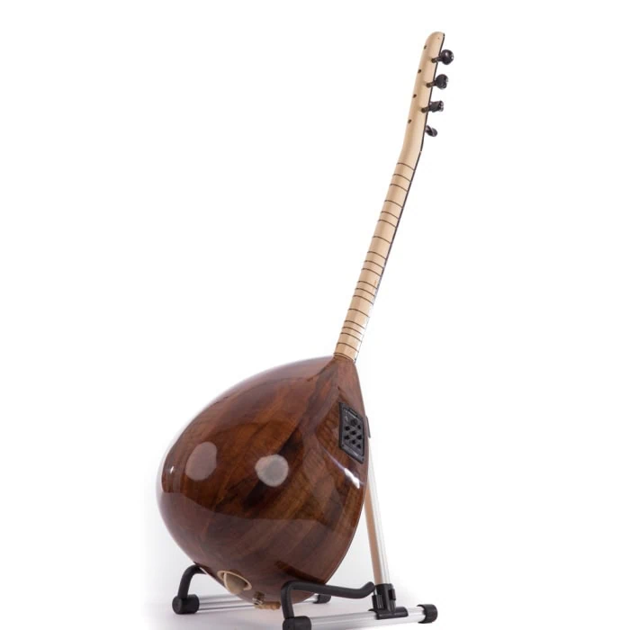Long Neck saz with Fishman 301 pickup and equalizer, walnut wood