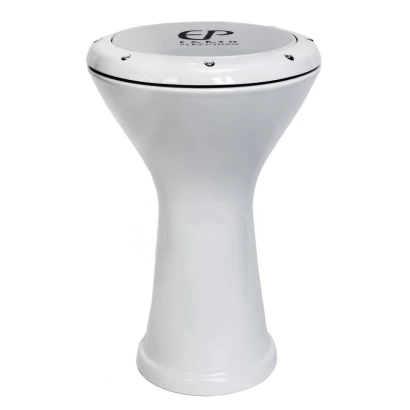 White Arabic Solo Darbuka